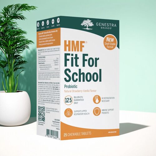 加拿大Genestra HMF Fit For School儿童益生菌免疫支持 呼吸健康