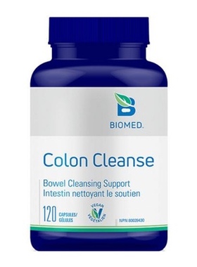 加拿大Biomed肠道清洁支持结肠清肠用于肠胃道ji佳纤维kang菌草药