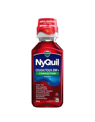 现货 加拿大 VICKS 息可舒 Cough DM+ 止咳糖浆 缓解咳嗽 354ml