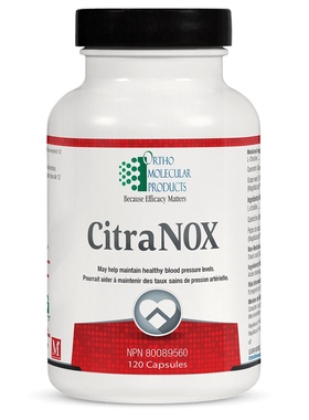 加拿大 Ortho Molecular CitraNox 血压健康支持 瓜氨酸 120粒