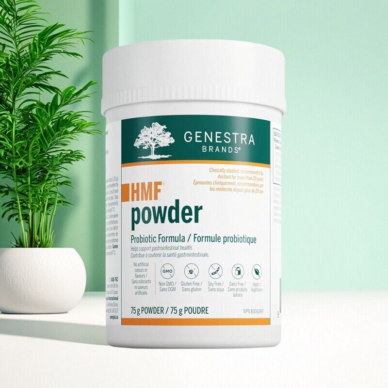 加拿大 Genestra HMF Powder 专利益生菌益生元粉 支持胃肠道健康