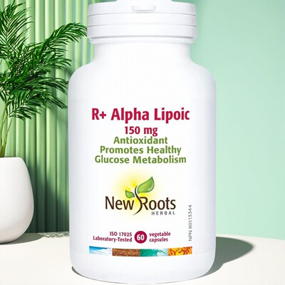 现货 加拿大 NewRoots R+ Alpha Lipoic R型硫辛酸 血糖代谢支持