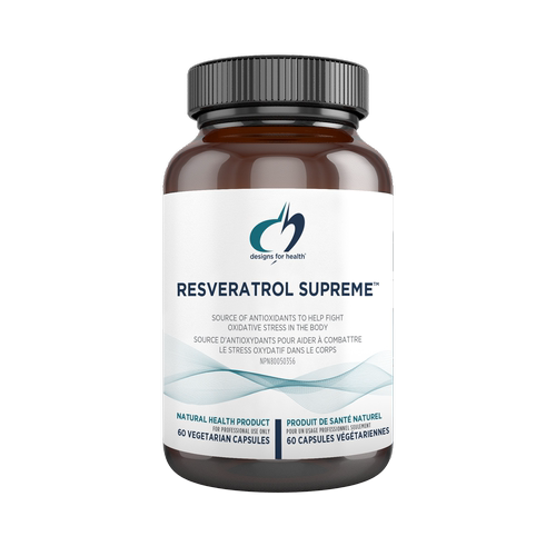 Designs for Health健康设计Resveratrol Supreme白藜芦醇胶囊60