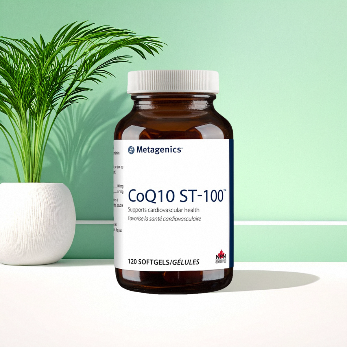 现货 加拿大 Metagenics 麦特金尼斯CoQ10 ST-100 强化辅酶Q10+VE
