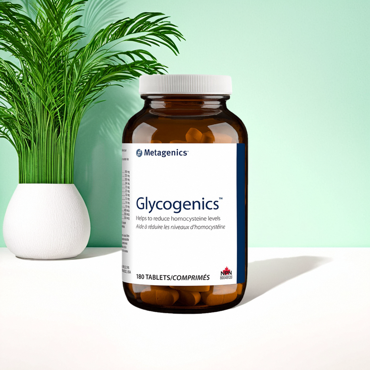 Metagenics麦特金尼斯Glycogenics VB+叶酸 备孕降低同型半胱氨酸