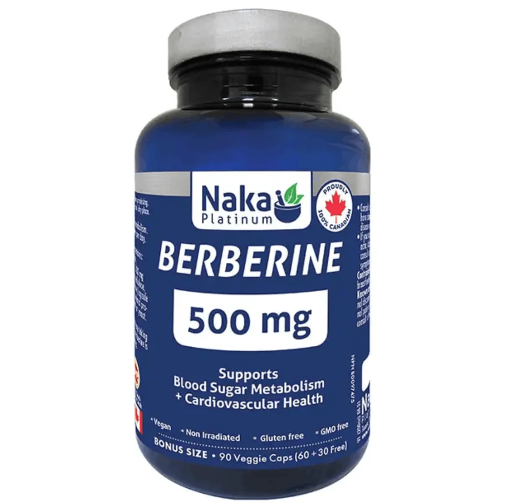 加拿大 Naka Berberine 黄连素 支持血糖代谢 心血管健康
