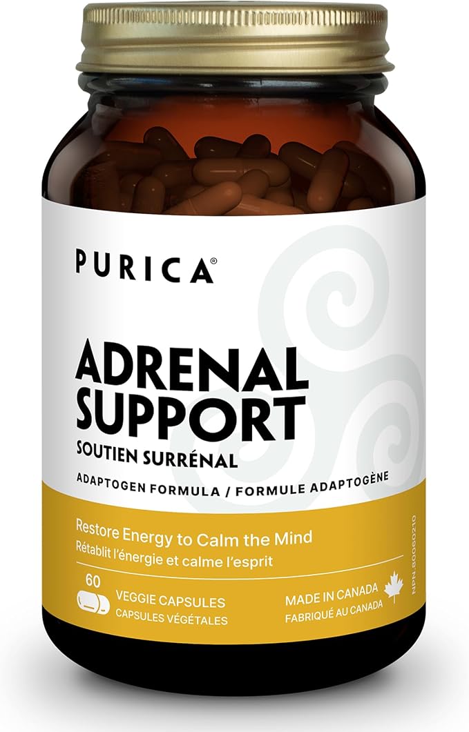 加拿大Purica Adrenal Support 肾上腺支持 DHEA 白燁茸 虫草醉茄