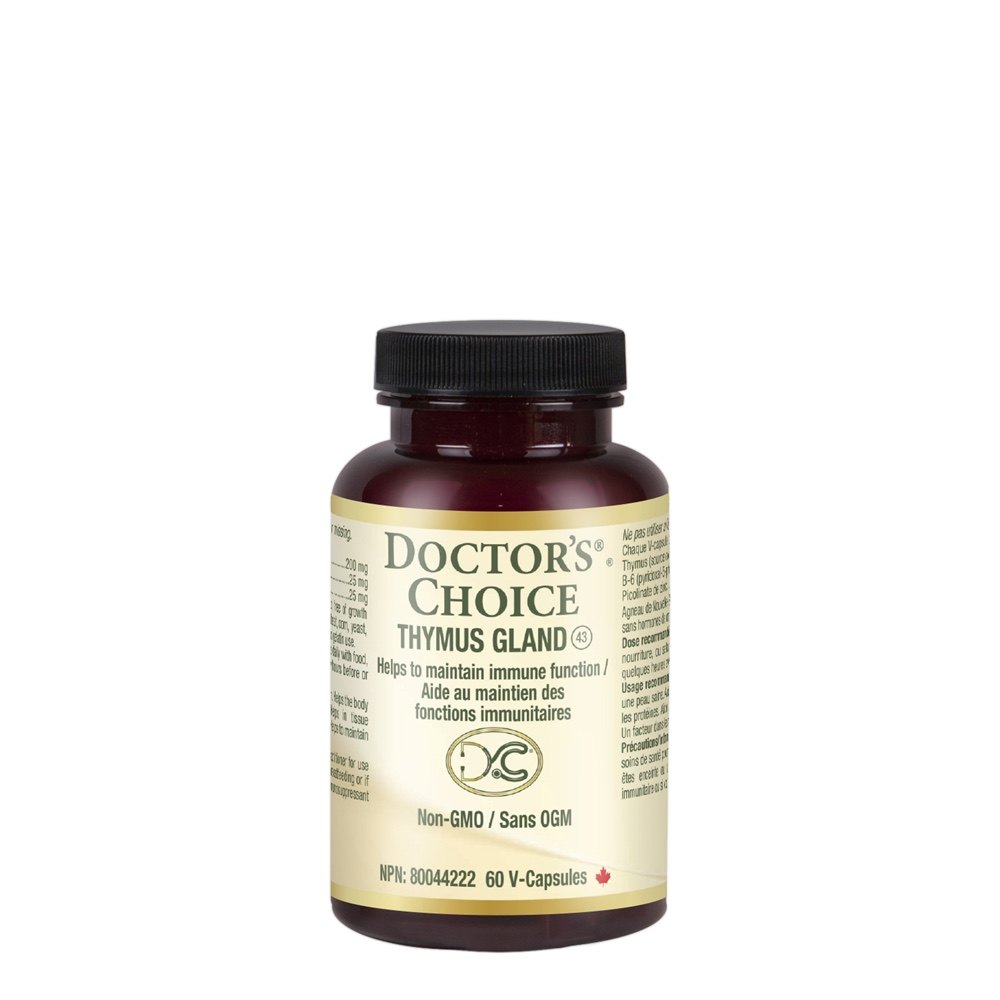 现货 加拿大 Doctor's Choice 胸肽腺 调节免疫 身体代谢支持