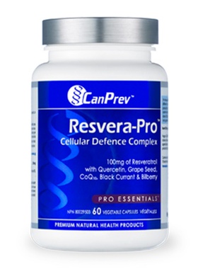 加Canprev Resvera-Pro细胞防御复合体白藜芦醇辅酶Q10心血管60粒
