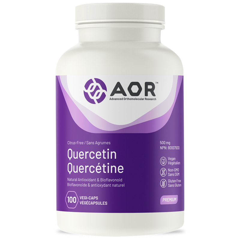 加拿大直邮 AOR Quercetin 洋蔥素 槲皮素 缓解过敏不适