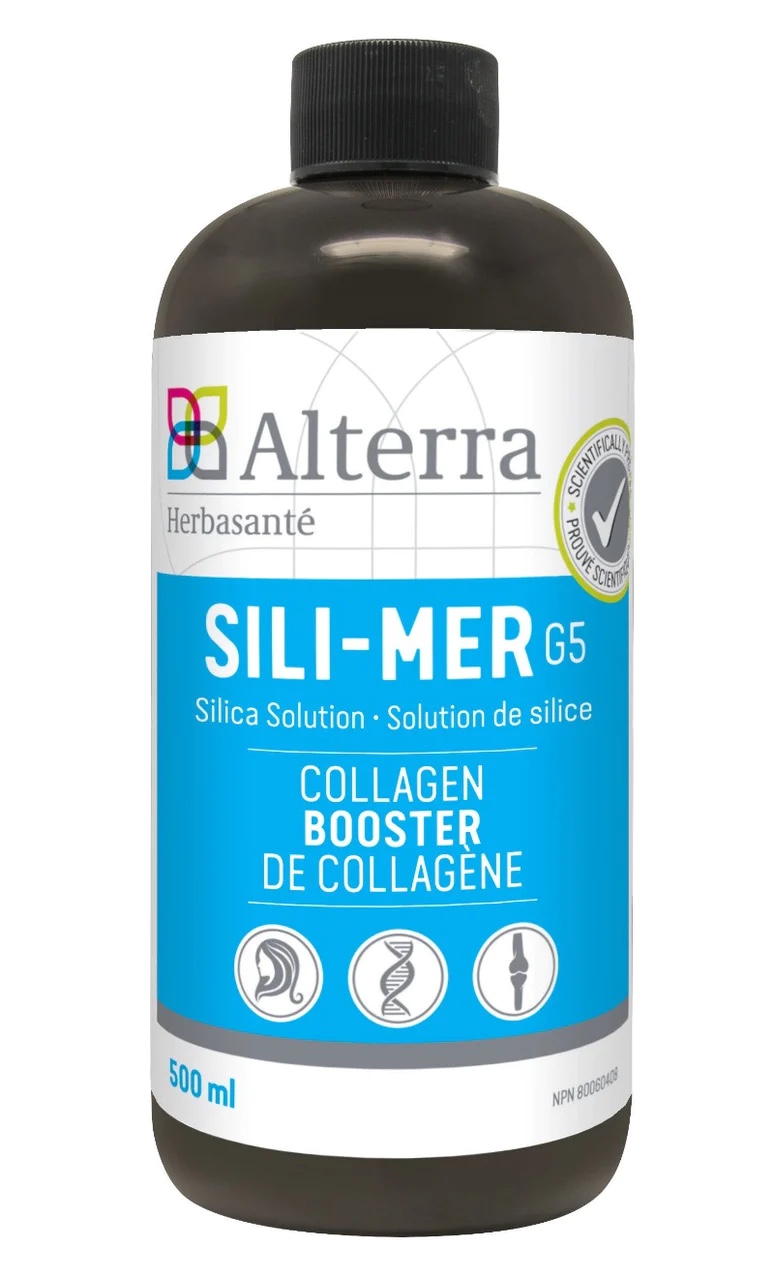 直邮 加拿大Alterra Herbasante有机二氧化硅液细胞保护支持500ml