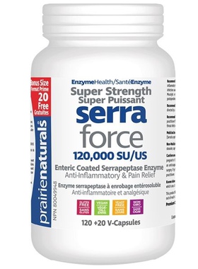 加拿大 Prairie Naturals Serra Force 舍雷肽酶 蝴蝶酵素
