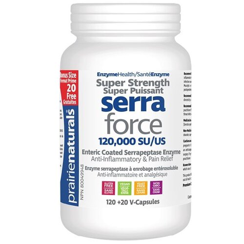 加拿大 Prairie Naturals Serra Force 舍雷肽酶 蝴蝶酵素