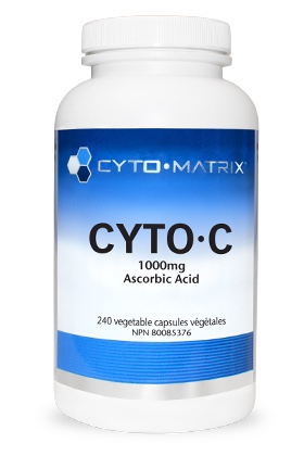 现货 加拿大CytoMatrix Cyto-C 1000mg维C提供1000纯抗怀血酸胶囊