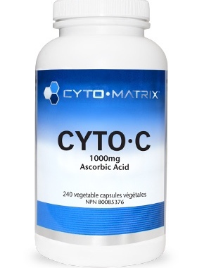加拿大CytoMatrix Cyto-C 1000mg 维生素C1000 抗坏血酸 免疫支持