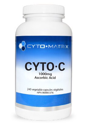加拿大CytoMatrix Cyto-C 1000mg 维生素C1000 抗坏血酸 免疫支持