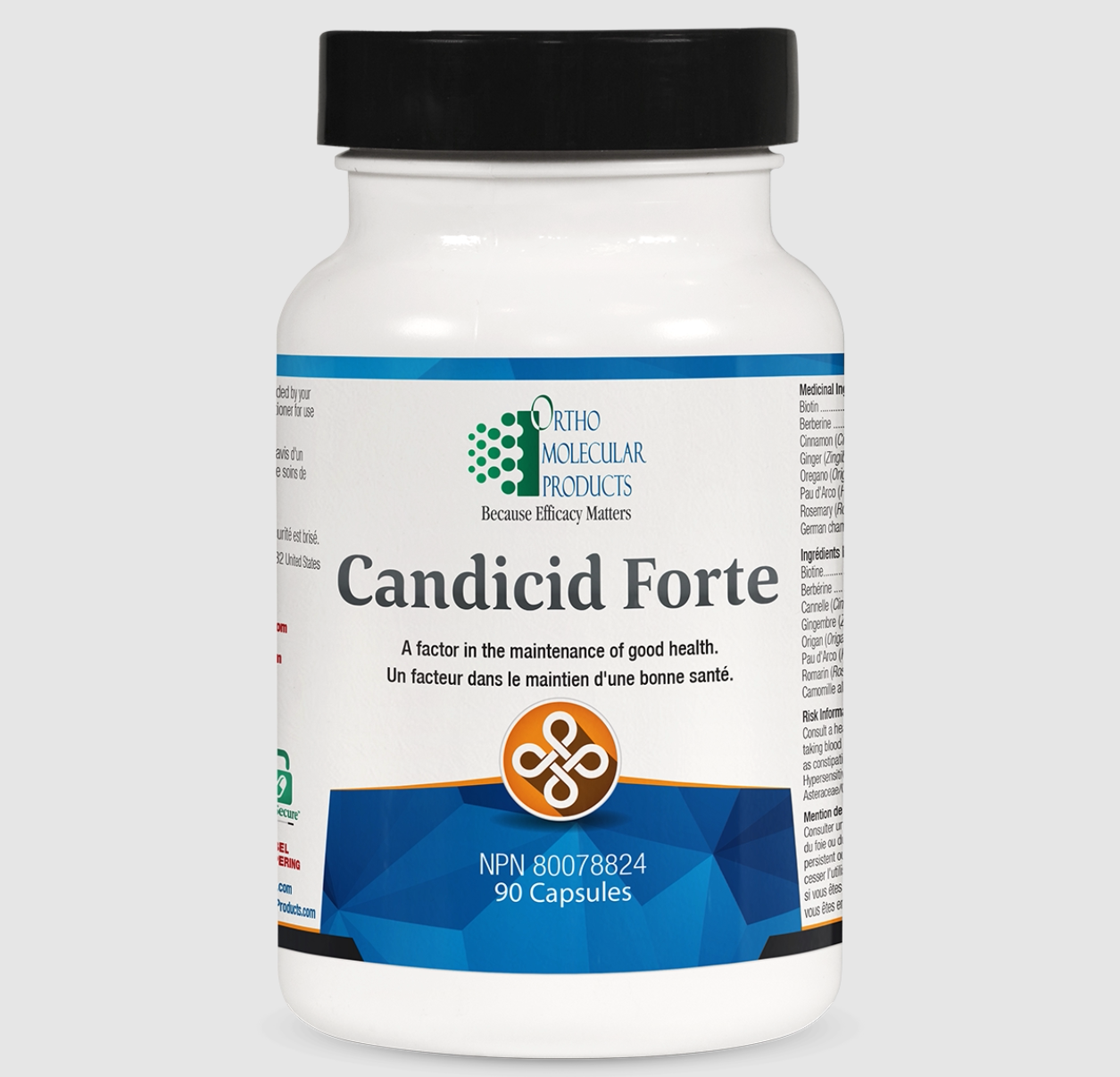 加拿大 Ortho Molecular Candicid Forte 代谢支持 对抗自由基