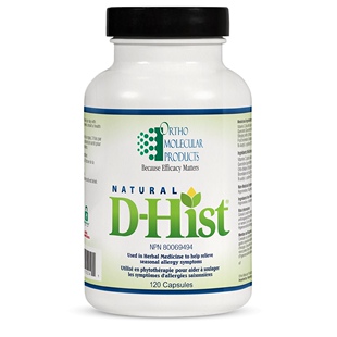 加拿大Ortho Molecular D-Hist季节过敏风shi配方血管保护剂120粒