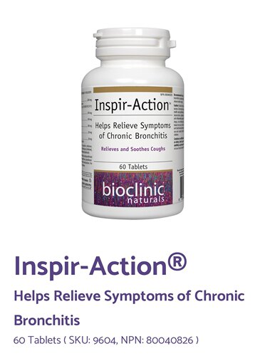 Inspir-Action呼吸配方支qi系统粘液溶解ke嗽植物成分鼻yan塞60粒