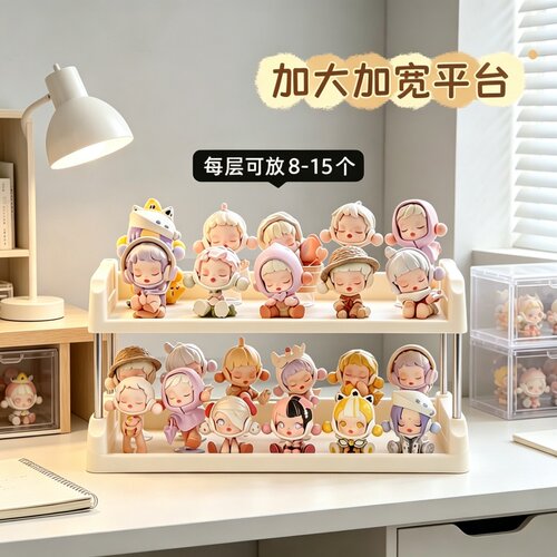 盲盒手办桌面阶梯分层收纳架