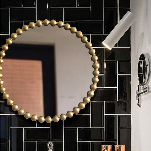 洗手间挂墙化妆镜客厅玄关壁炉镜