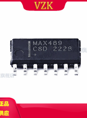 MAX489CSD+ 封装SOIC-14集成电路(IC) 接口 驱动器,接收器,收发器