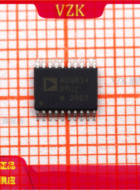 AD9834BRUZ 封装 TSSOP-20 直接数字频率合成(DDS)集成电路IC芯片