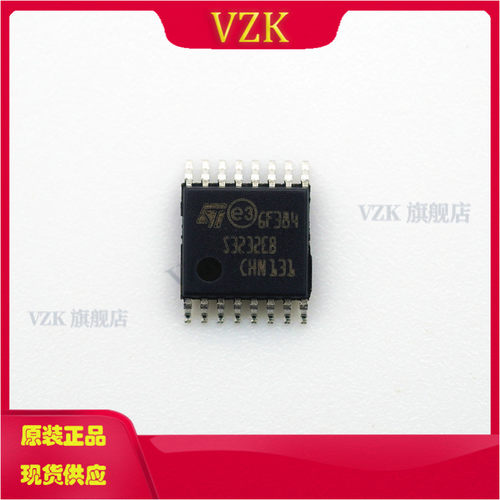 ST3232EBTR 丝印S3232EB 封装 TSSOP-16 收发器 驱动器/接收器