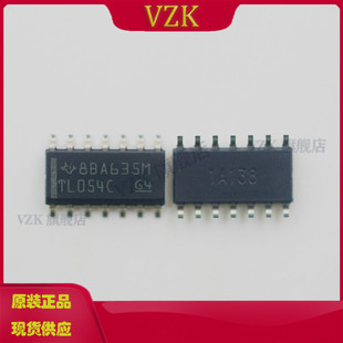 TL054CDR 丝印TL054C 封装 SOP-14 FET输入运放精密放大器
