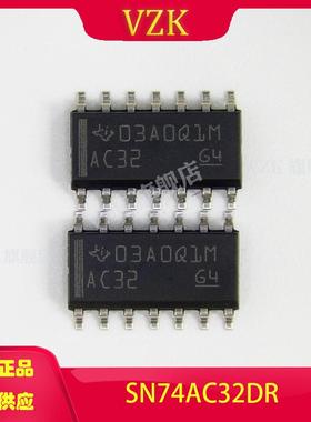 SN74AC32DR SOIC14逻辑门4通道双输入2V-6V 7ns 24mA驱动强度或门