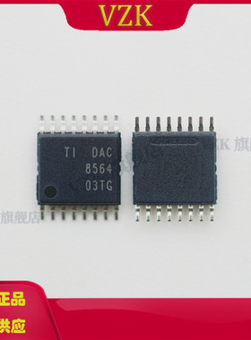 DAC8564IAPW 丝印DAC8564 封装 TSSOP-16 数模转换芯片DAC