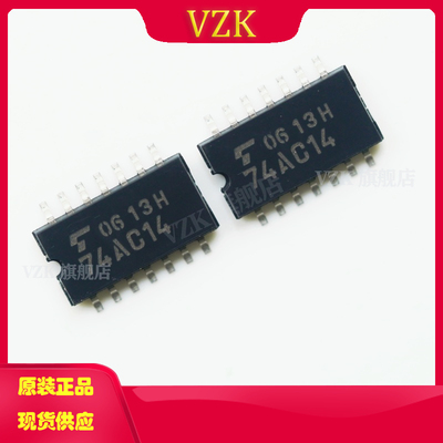 TC74AC14F封装SOIC-14-208mil 反相器 触发器IC芯片