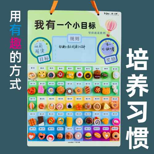 好习惯培养成长自律表反复粘贴