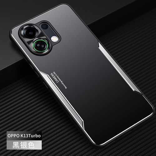 适用于oppok13turbo手机壳oppo防摔k13turbopro保护套k13s金属外壳PLM110简约男女款PLE创意高档por磨砂奢华