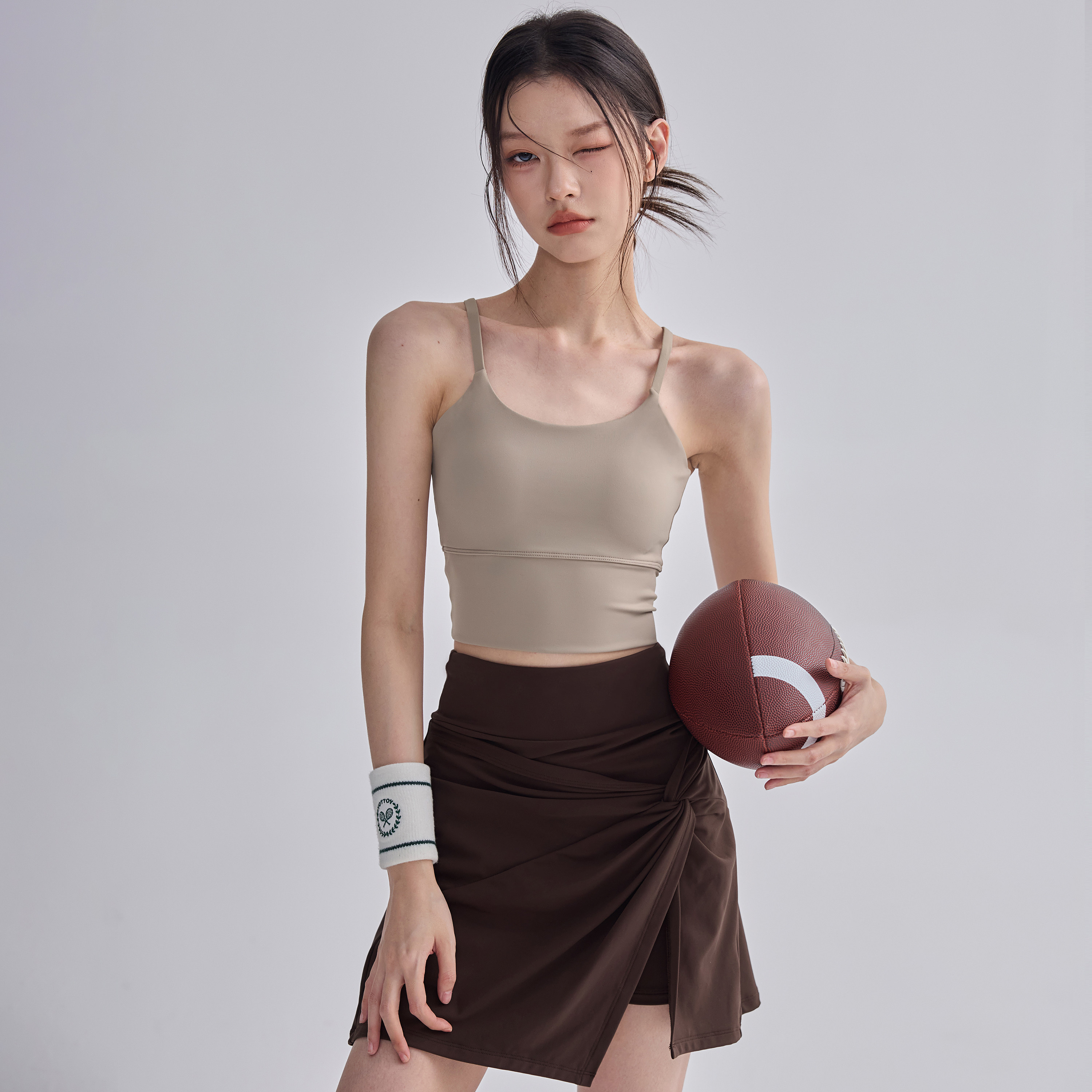 运动内衣女防震聚拢瑜伽美背吊带健身背心遮副乳普拉提训练文胸br图片