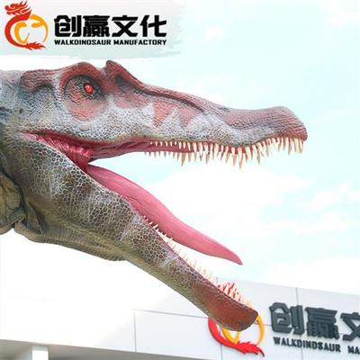 自贡恐龙生产厂家霸王龙脊背龙机电模型景区恐龙摆放恐龙主题公园