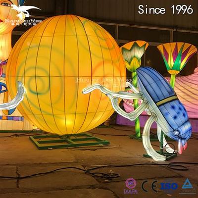 夜游彩灯花灯七星瓢虫LED灯装饰美工颜色处理支持来图制作