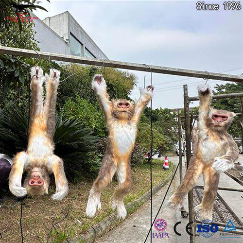 仿真粘毛吊挂猴子仿真动物电动机仿真/动物玩偶