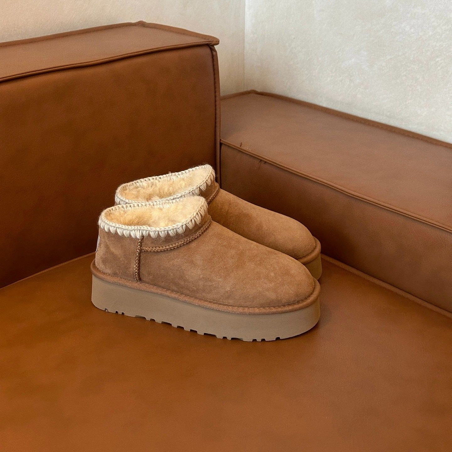 雪地靴女加绒加厚2025冬季新款松糕厚底时尚保暖棉鞋