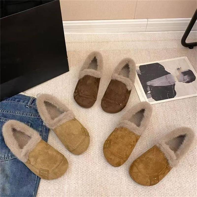 秋冬季复古平底加绒保暖豆豆鞋2025新款外穿防滑休闲一脚蹬棉鞋女,童鞋/婴儿鞋/亲子鞋,棉鞋,淘宝优惠券,粉丝福利购,淘宝优惠卷