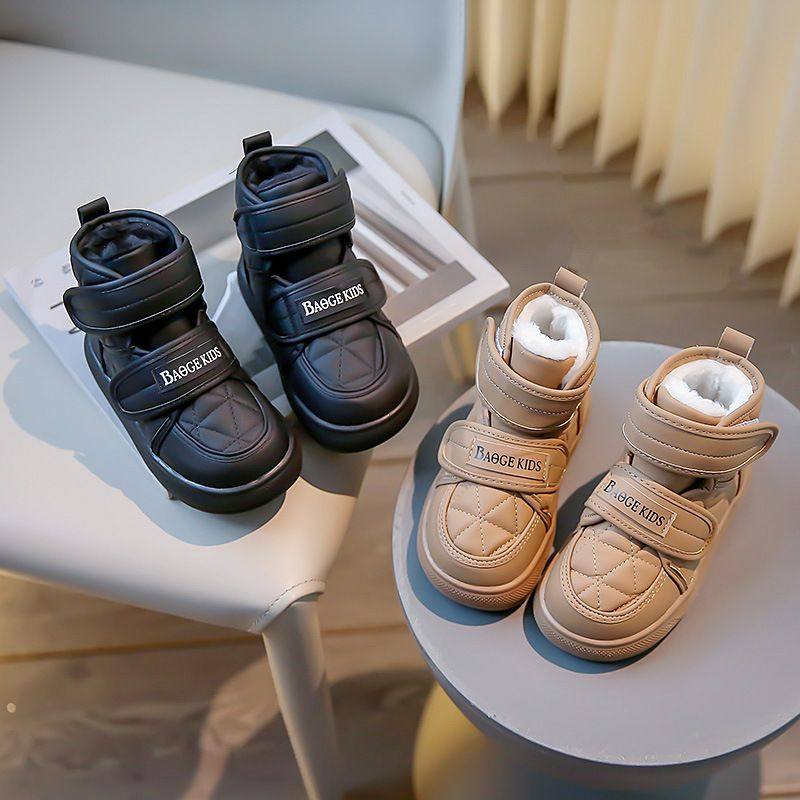 儿童雪地靴加绒保暖棉鞋子冬季中大童短筒靴子魔术贴面包鞋大棉鞋,童鞋/婴儿鞋/亲子鞋,棉鞋,淘宝优惠券,粉丝福利购,淘宝优惠卷