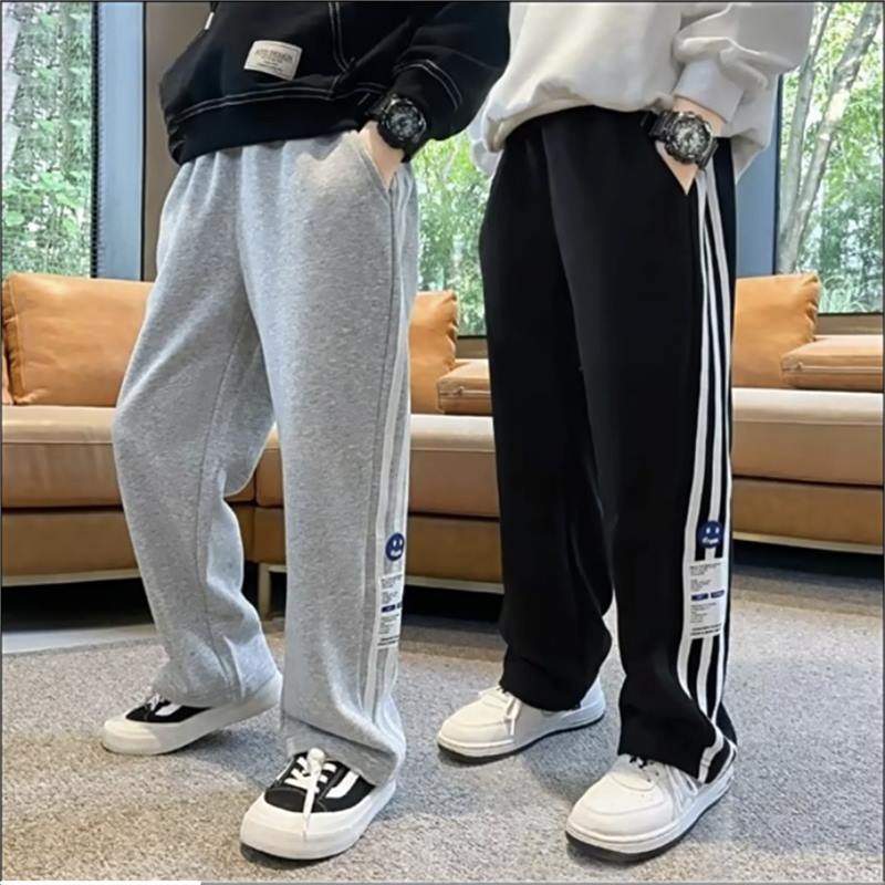 夏天男孩长裤中大童卫裤潮夏季薄款儿童男童裤子宽松直筒阔脚裤潮,女装/女士精品,卫裤,淘宝优惠券,粉丝福利购,淘宝优惠卷