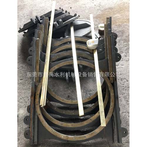广东惠州污水处理厂定制暗杆式镶铜铸铁圆闸门生产中1400元/套