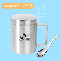 316 Стальная ложка+лазерная шкала экскаватора -400 мл -покрытие