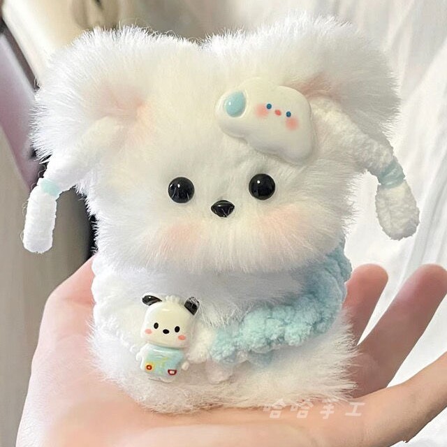 兔毛扭扭棒小狗手工diy材料包玩具猫玩偶成品全套毛根粗妞妞儿童