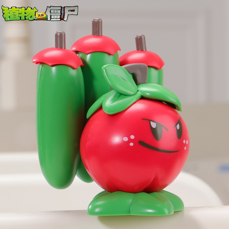 植物大战僵尸玩具的单个苹果迫击炮可发射男孩正版模型植物大战僵