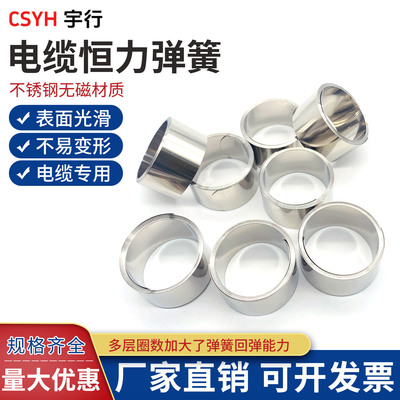 电缆弹簧铠装接地卡箍内径12/7圈