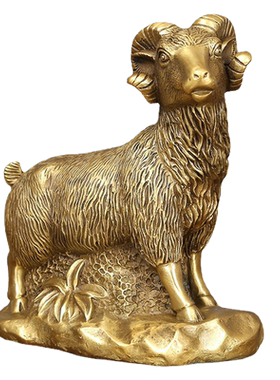 十二生肖羊摆件铜羊家居装饰品
