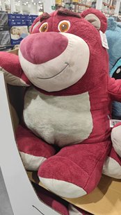 迪士尼正版 草莓熊史迪奇特大玩偶内藏空调被COSTCO开市客代购