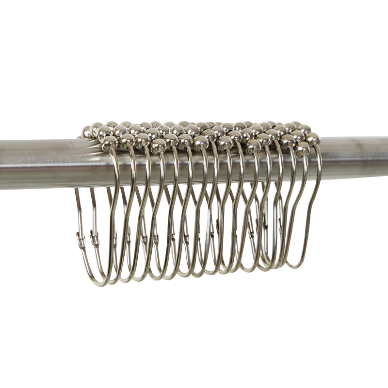 滚珠浴帘挂钩配件窗帘挂环金属